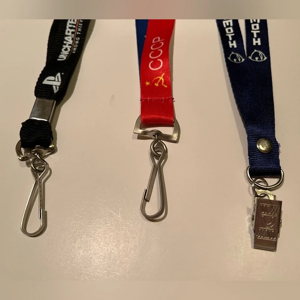 NWOT LOT OF 3 VIDEO GAME LANYARDS.